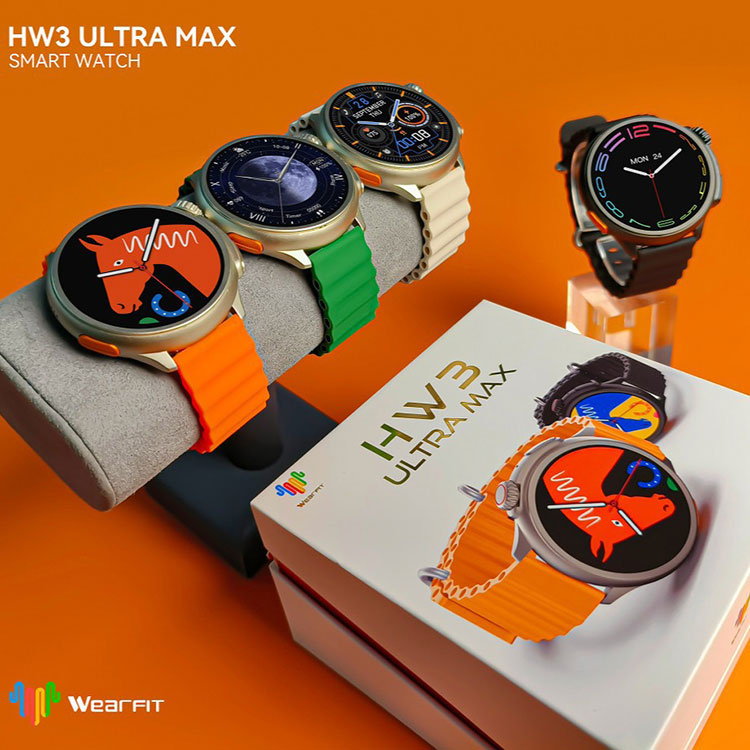 HW3 ULTRA MAX Smart Watch Voice assistant NFC BT Calling Sport Smartwatch