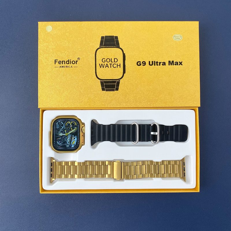 G9 Ultra MAX smart watch 2.02 inch 2 Watch Bands Set Siri Voice Assistant Bluetooth Calling Social APP Message Reminder Health monitoring